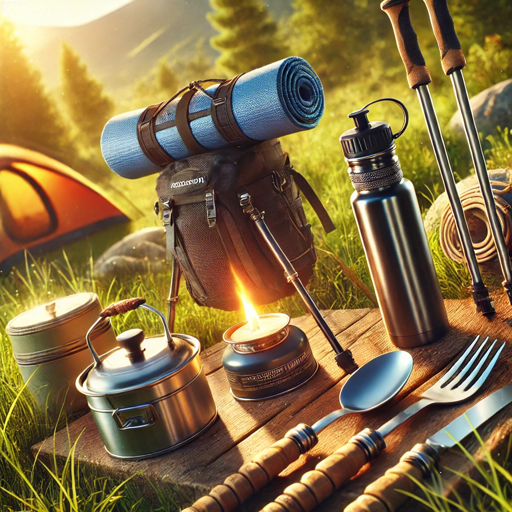 Accesorios de camping para peregrinos