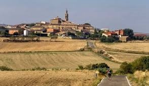 Paisaje en la etapa de Estella a Los Arcos, Camino de Santiago Francés