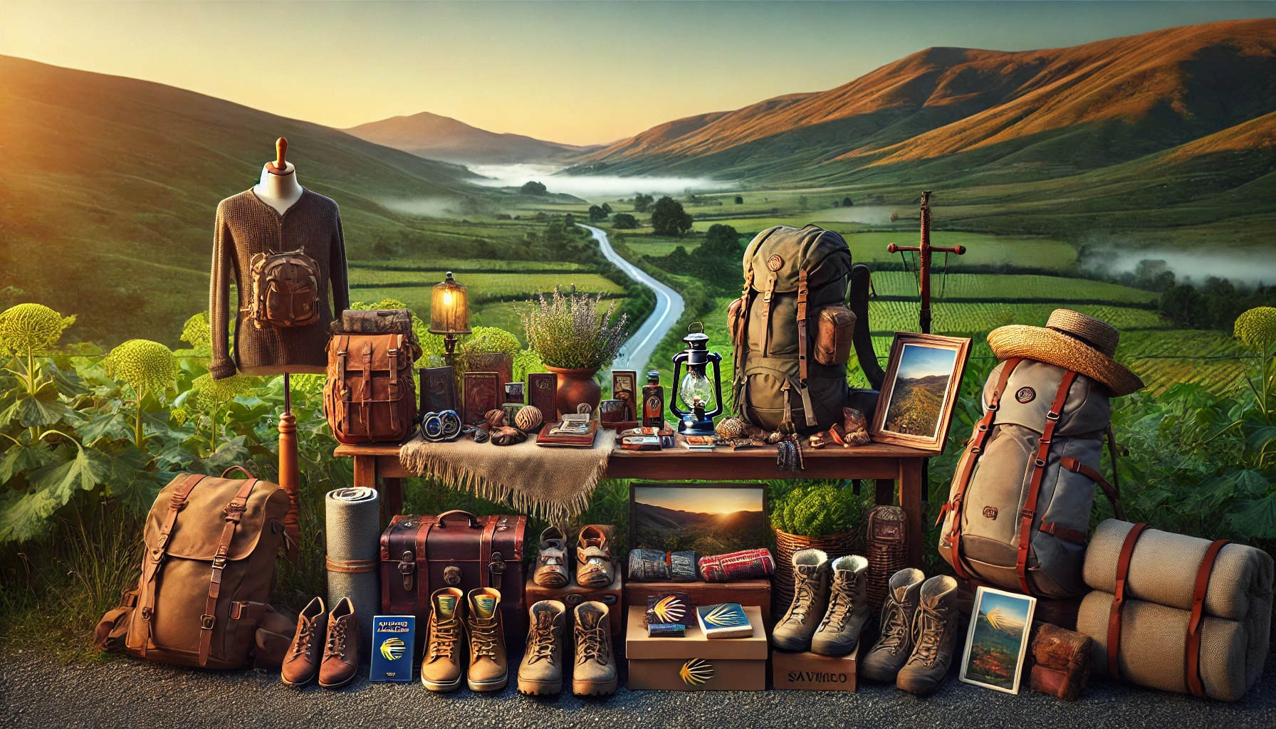 Tienda para peregrinos camino de santiago