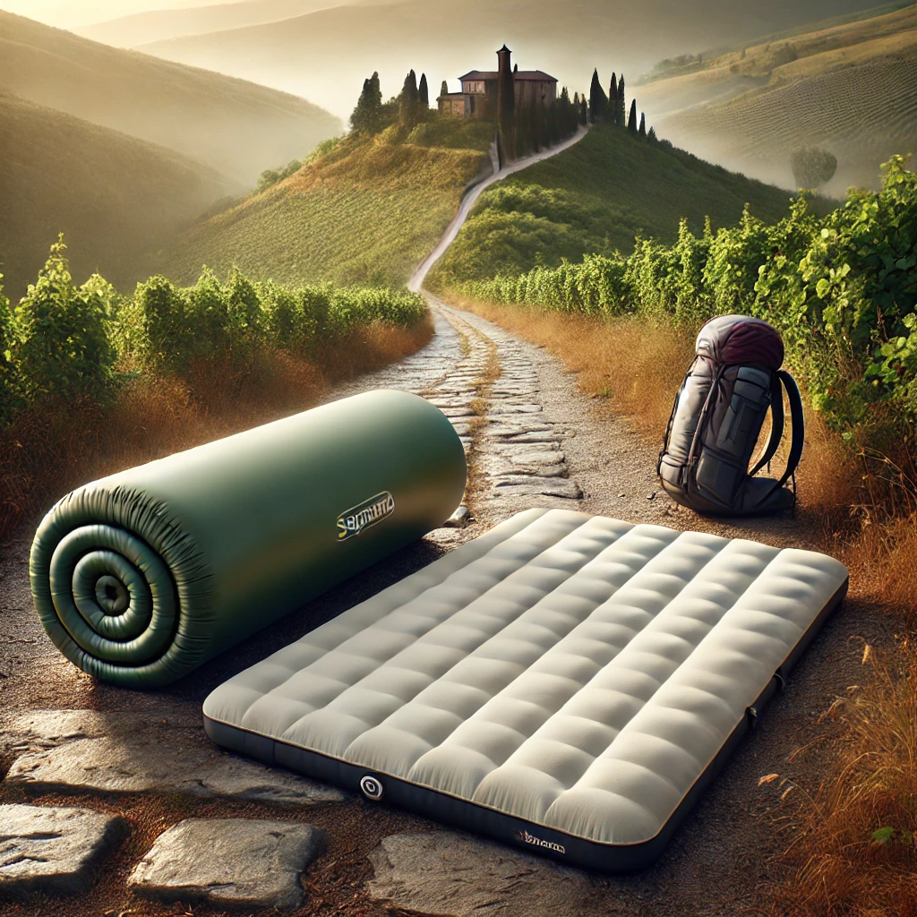 Esterillas y colchonetas inflables para el Camino de Santiago