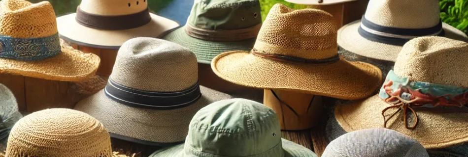Gorras y Sombreros para el Sol en el Camino de Santiago