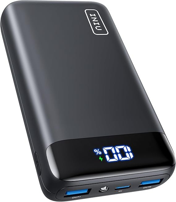INIU Power Bank 20000mAh - Batería Externa con Carga Rápida de 22.5W y Diseño Compacto
