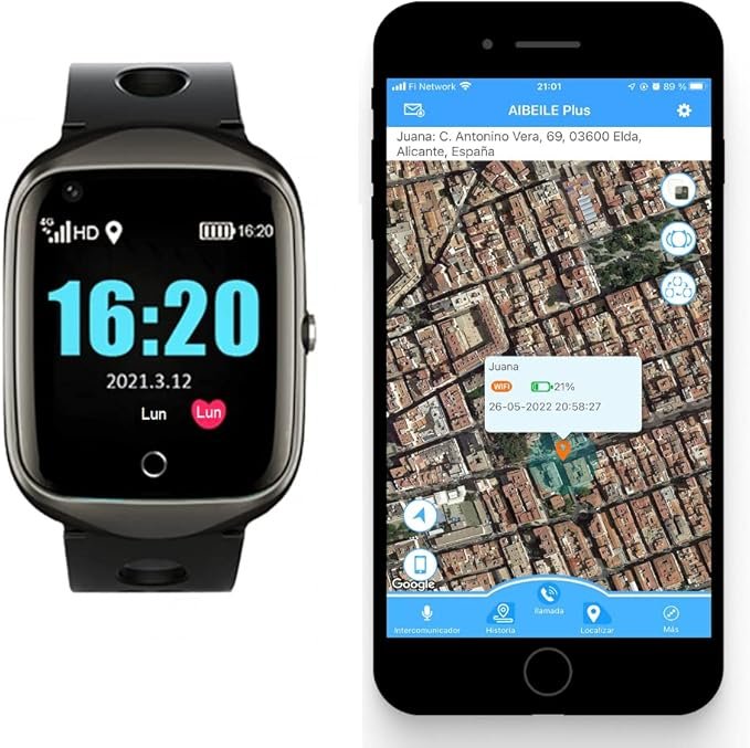 Reloj Localizador GPS Abu Family Care - Seguridad para Personas Mayores