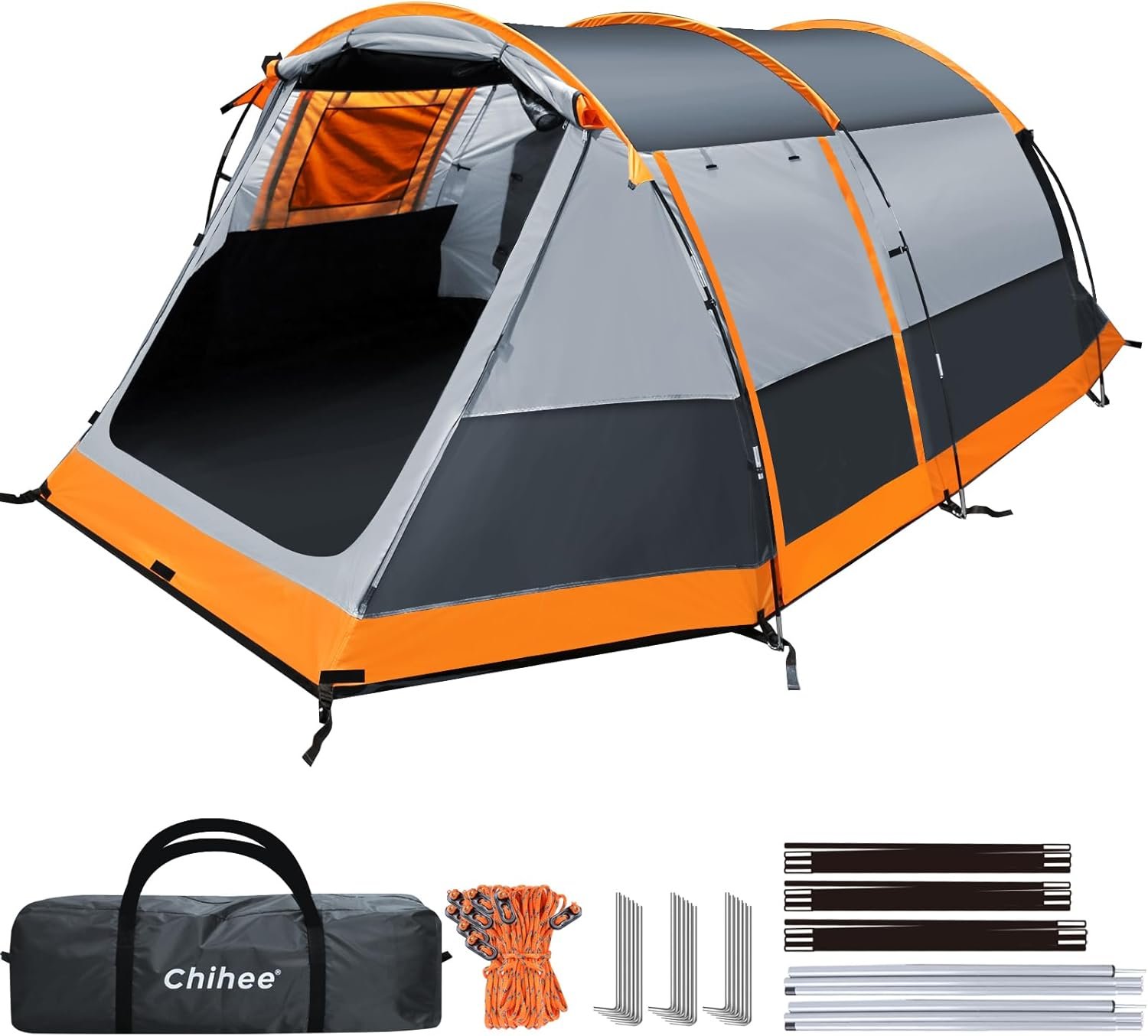 Chihee tienda túnel impermeable para 4 personas