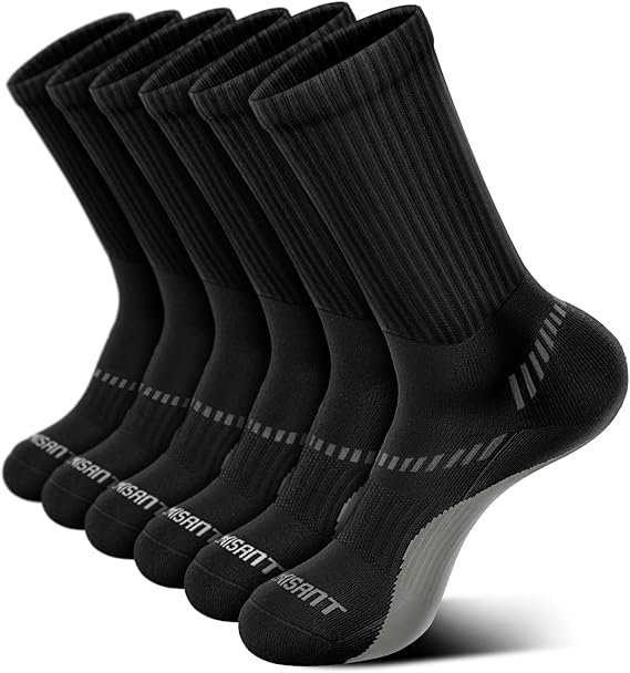 6 Pares, Calcetines Antiampollas Deporte Compresivos Senderismo