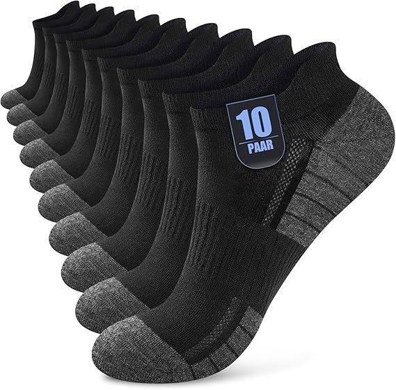 10 Pares Calcetines Tobilleros Hombre/Mujer