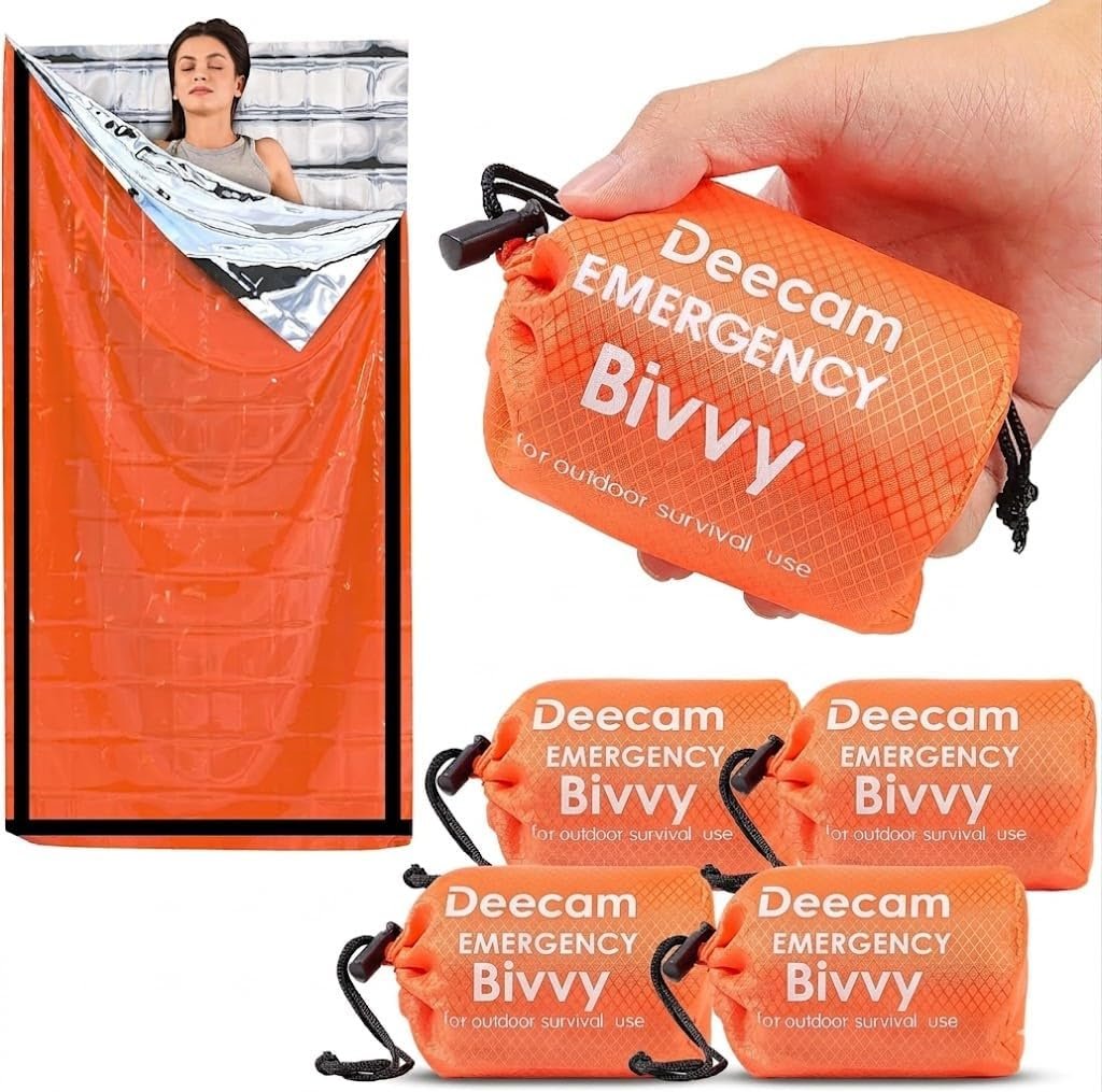 Deecam Saco de Dormir de Emergencia 4 Piezas
